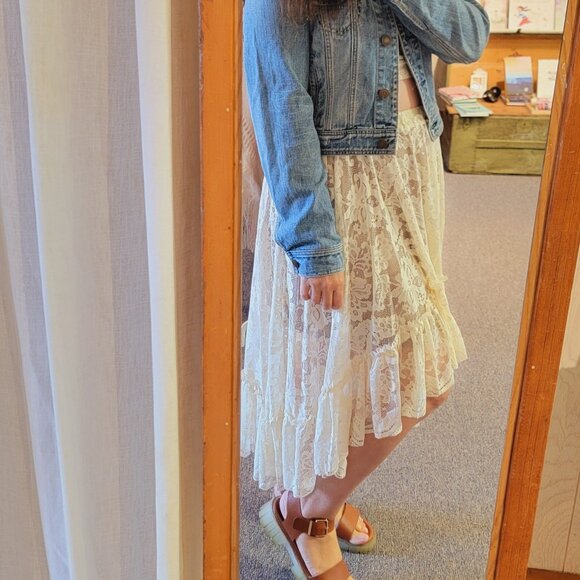 Joyfolie Leo Set Skirt & Bralette Style Top Beautiful For Romantic Occasions - Picture 4 of 11